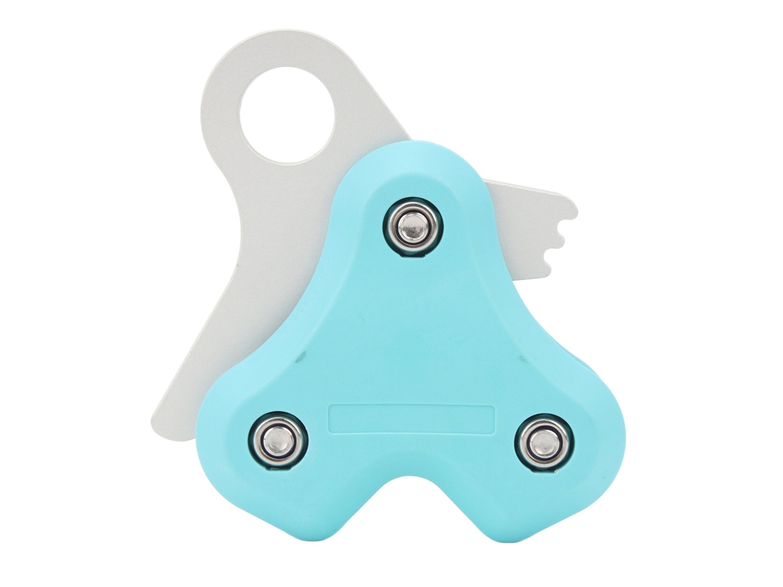 Retractor De Cuerda De Buceo Con Polea, Aleación De Aluminio, Carga Máxima De 250 Kg, Funcionamiento Sencillo Y Eficiente, Color Azul.