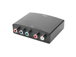 Convertidor Ypbpr A Hdmi Con Audio L/r, Adaptador Rgb Portátil, 1080p Hdcp1.2, Abs, 100-240v