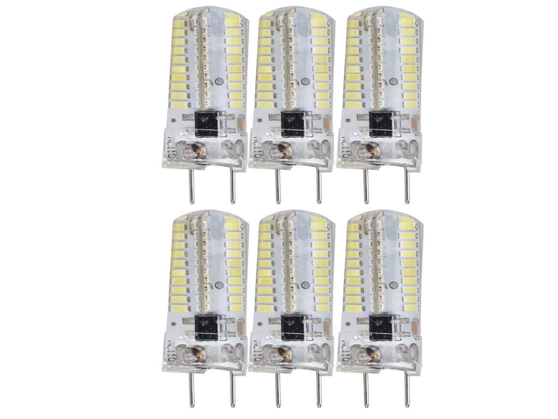 Bj-6 Peças De Lâmpadas Pequenas G8 5w Fonte De Luz 80led Para Lâmpada De Teto Parede Mesa 110v