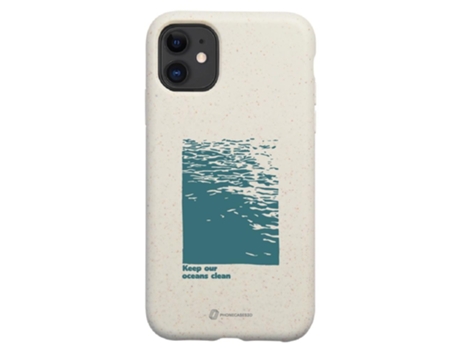 Funda Móvil Oficial Compostable Base para iPhone 11 PHONECASES3D Blanco