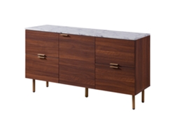 Armarios de Baño TEAMSON HOME (Metal - Marrón - 71,1 cm)