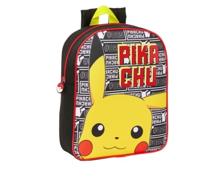Mochila Infantil POKÉMON Amarillo Negro 22 x 27 x 10 cm