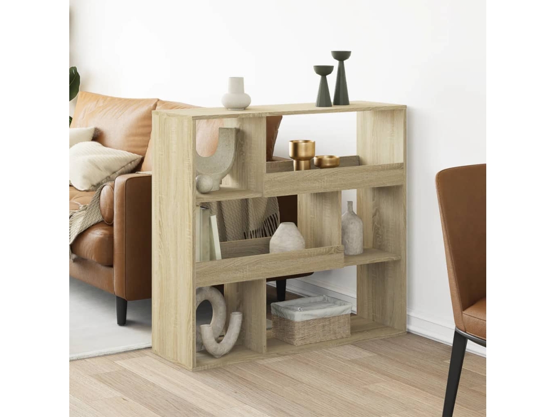Biombo plegable | Separador de ambientes 100x33x94,5 cm Roble Derivatives Sonoma