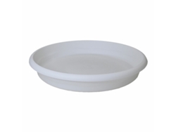 Plato para Floreros PLASTIKEN Blanco 22 Cm