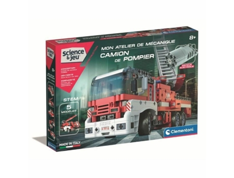Camión de Bomberos Clementoni Fire Truck STEM + 8 Años 5 Modelos