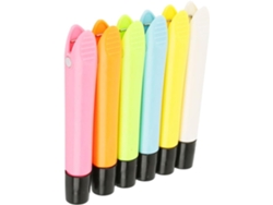 Soporte Magnético De Pvc Para Tiza, Ideal Para Escuelas. Protector De Tiza Para Evitar Roturas. Paquete De 6 Clips.
