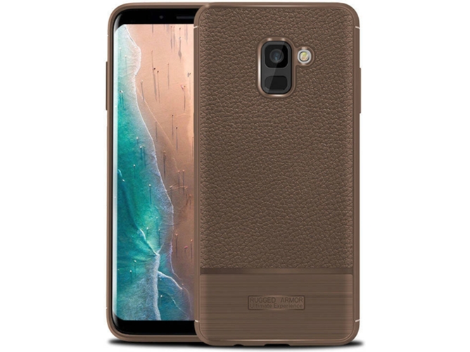 Carcasa Samsung Galaxy A8+ 2018 Protective Marrón