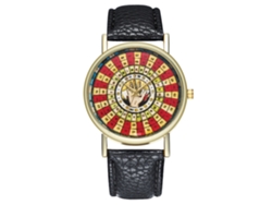 Reloj De Pulsera Para Parejas Zhoulianfa Con Correa De Pu Y Movimiento De Cuarzo (negro)