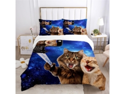 Juego Funda Nórdica Diseño Niños Niñas Adolescentes Ropa Cama Material Microfibra Juego Almohada 140 X 200 Cm