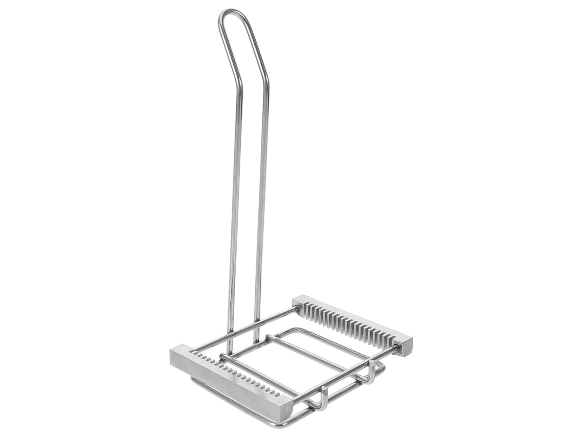 Soporte para portaobjetos de microscopio, rejilla de secado de sobremesa de acero inoxidable