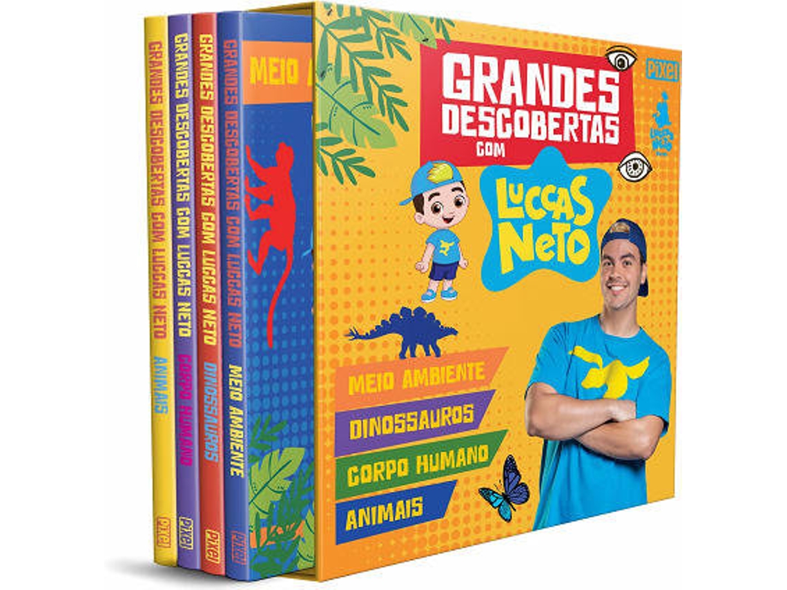 Libro Box Grandes Descobertas de Luccas Neto (Portugués-Brasil)