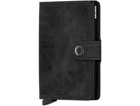 Cartera SECRID Vintage Piel Hombre (Negro)