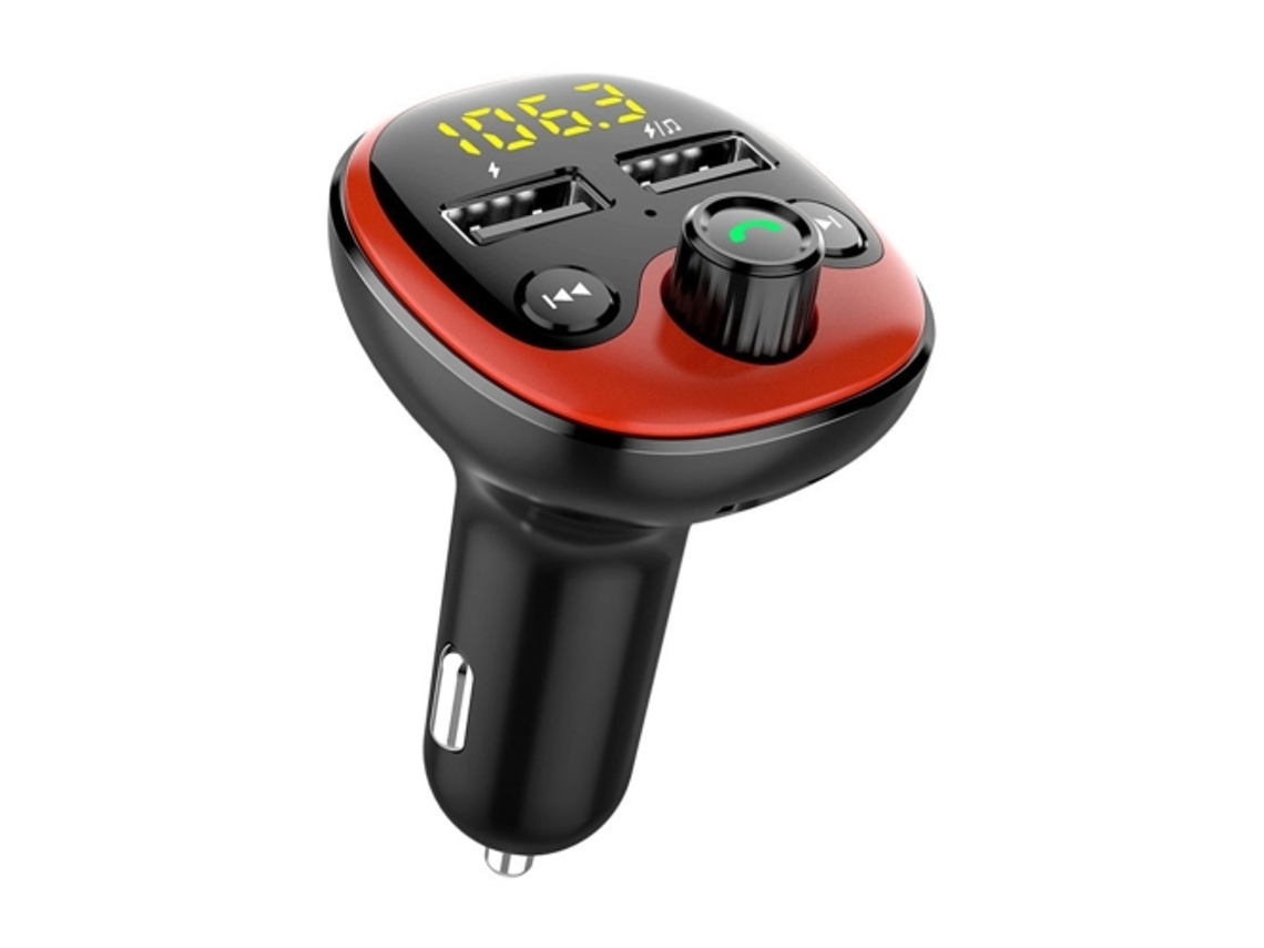 Transmisor FM Bluetooth Fwinl BT21 para coche, reproductor MP3, cargador rápido inalámbrico
