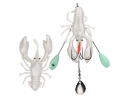 Señuelo Artificial De Langosta De Pvc De 60 G Next Life Con Anzuelo, Accesorio De Pesca De Altura, Color Plata.