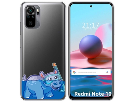 Carcasa Xiaomi Redmi Note 10 / 10S TUMUNDOSMARTPHONE Dibujos Transparente Multicolor