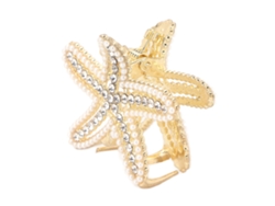 Pinzas De Garra Con Piedras Strass, Perlas Falsas Y Aleación De Metal Para Mujeres Y Niñas Accessorios De Pelo Estrella De Mar