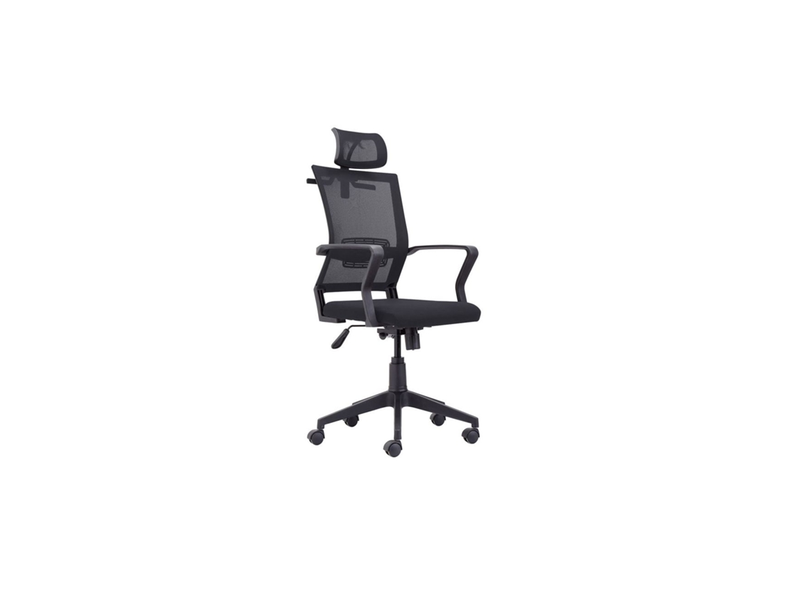 Silla de oficina Winner Negro 64 x 117–127 x 64 cm
