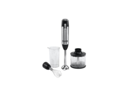Licuadora Multifunción 600W Pie de Acero Inoxidable Mini Picador Batidor Vaso Negro en MUSE Ms05Hb