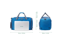 Bolsa Deportiva de Gimnasio Danu2026 de 45l com Bolsa Húmeda e Compartimento para Sapatos Mochila Plegável para Viagem e Treinamento