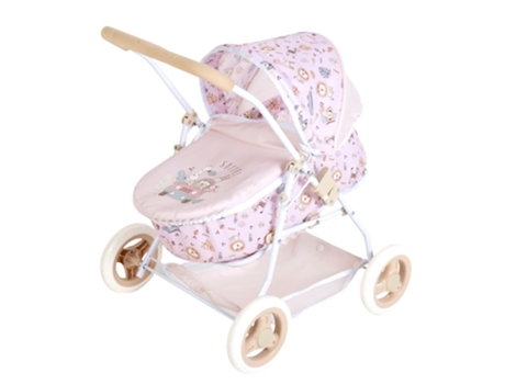 Carrito De Paseo Muñecas 2 En 1 Colorbaby