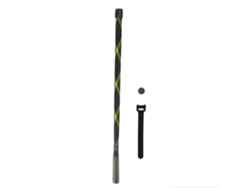 Radio walkie-talkie externa con antena larga plegable y camuflaje táctico
