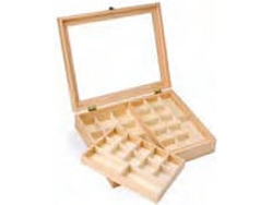 Caja de Joyas GLOREX 62003341 (Marrón - 40x28x7.5cm - Madera)