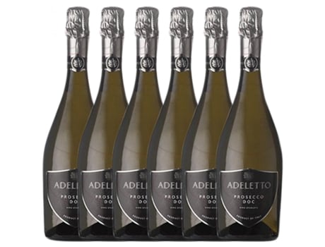 Espumante PEQUEÑOS PRODUCTORES Adeletto Glera Seco Prosecco (0.75 L - 6 unidades)