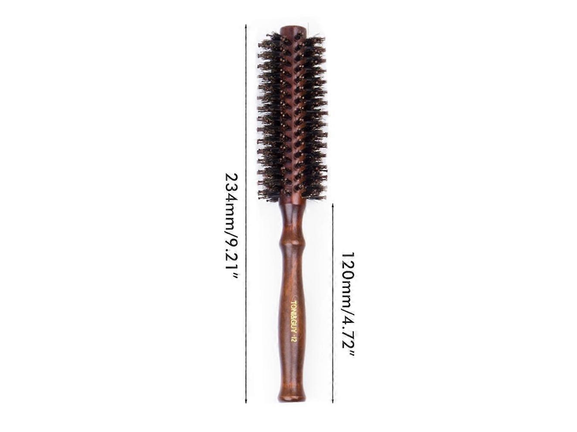 Cepillo y peine de cerdas de madera para hombre y mujer, ideal para peinar, secar, rizar y alisar. Rosewell