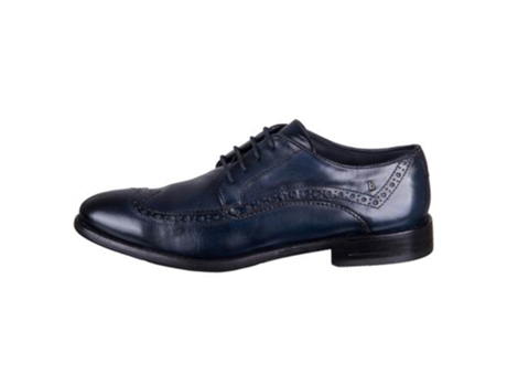 Zapatos de Hombre BUGATTI Livorno Flex Evo Piel Azul (45)