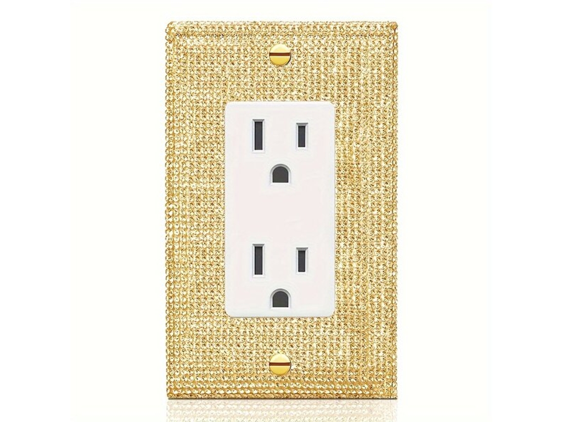 Elegantes paneles de pared de cristal dorado para decoración vayotoy