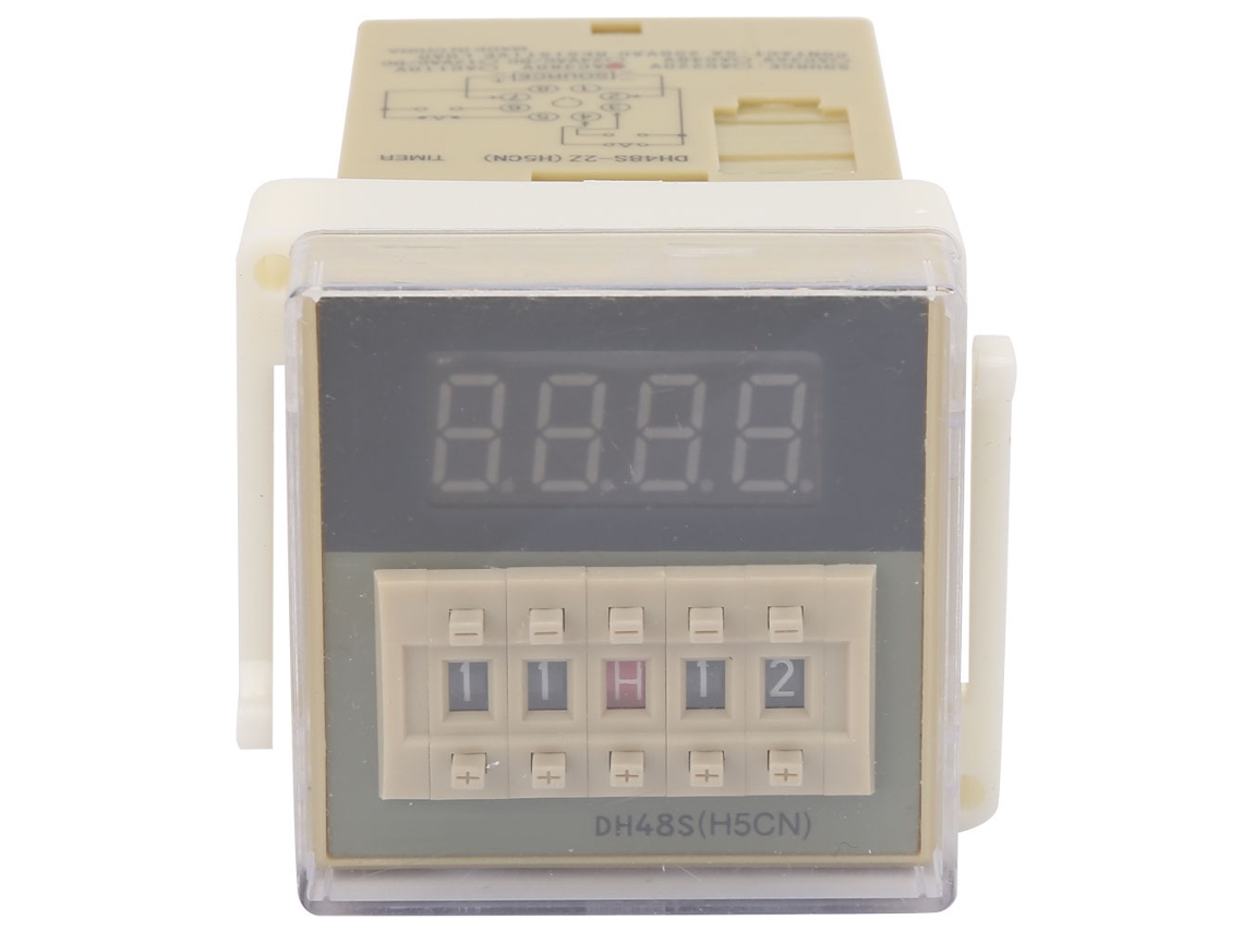 Relé De Retardo De Tiempo Digital Dh48s-2z Lcd 8 Pines 0.01s-9999h 380vac