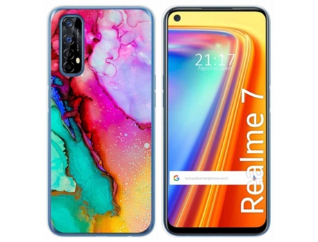 Carcasa Realme 7 TUMUNDOSMARTPHONE Dibujos Multicolor