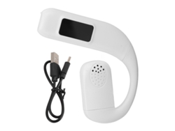 Fone De Ouvido Bluetooth 5.5 Mono Com Cancelamento De Ruído Microfone Giratório Para Esportes Ao Ar Livre Branco
