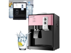 Dispensador de agua potable, potencia de calentamiento de 550 W, diseño elegante, oro rosa OEM