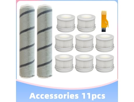 Reemplazo del cepillo rodante principal del filtro Hepa para los kits de limpieza de aspiradora inalámbrica de mano Xiaomi Mijia 1C