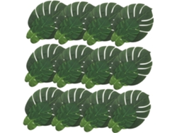 Resistentes 36 Piezas, Hogar, Manteles Individuales Artificiales De Monstera Decoración Tropical El
