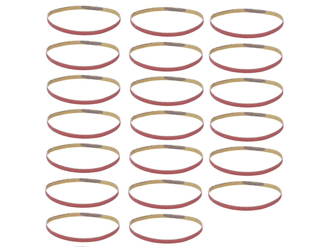 20 Piezas De Lijas De Banda De 330x10 Mm, Grano 120, Para Lijadoras. Repuestos Abrasivos.