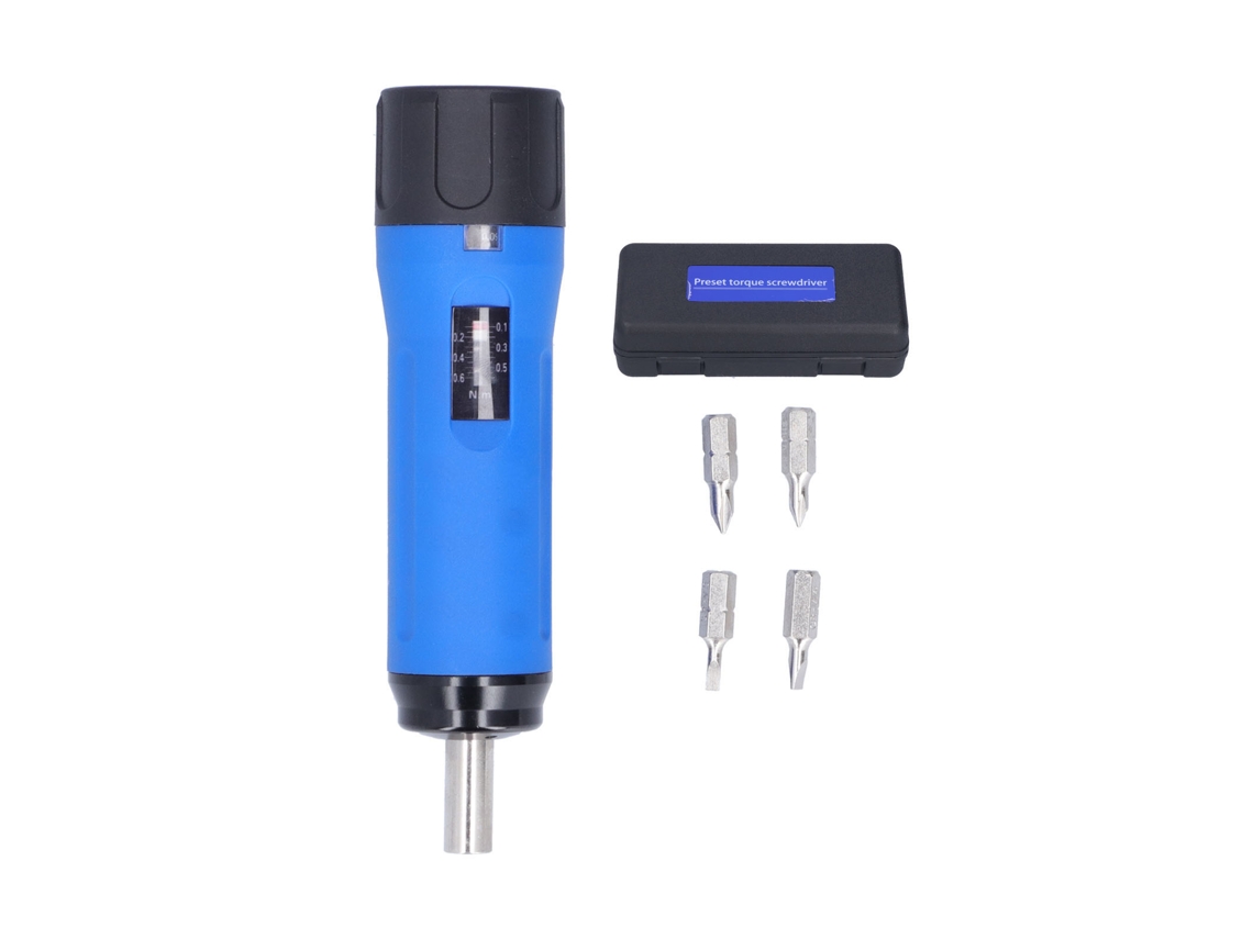 Llave Dinamométrica Preajustada Ssq-6 (0,6 Nm) Económica, Herramienta Manual Para Ferretería Industrial.