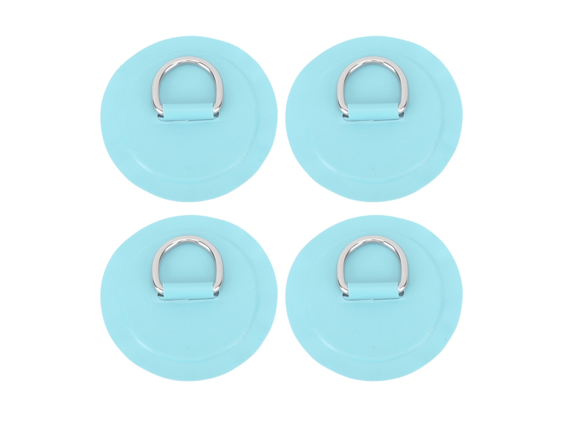 2026rebe-parche Patch de argola em D redonda e leve em PVC para barco inflável, prancha de surfe e stand up paddle (4 peças) - Verde Menta