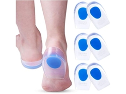 Cuscinetti Per Talloni En Gel 3 Paia Para Fascitis Plantar Y Dolores Al Tallone