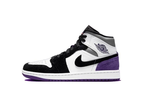 Botines NIKE Buty Męskie 1 Mid SE Blanco, Negro (Tam: 43.0 eu)