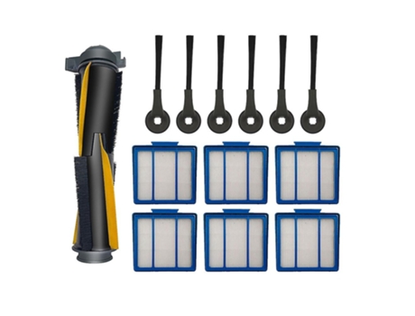 Filtros de escova lateral da escova principal para peças de limpeza shark iq rv1001ae