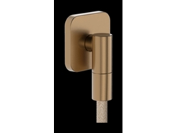 Conexión de pared Fixfit Fine Q con seccionador, 28884140, color bronce pulido Hansgrohe