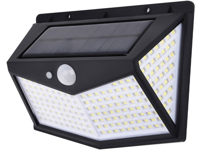 Lámpara Exterior Luz Solar ANSELF 212LED Sensor IP65