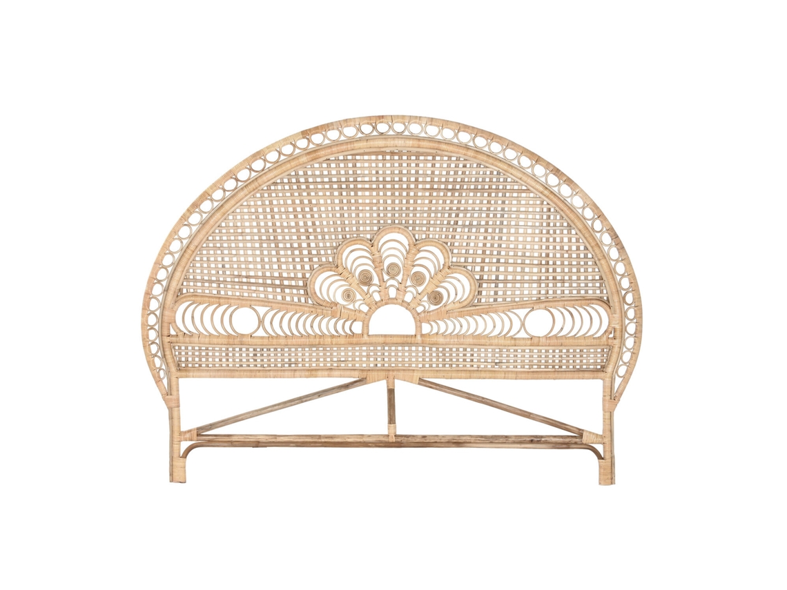 Cabecero Cama Bambú Ratán Natural 175x3x130cm