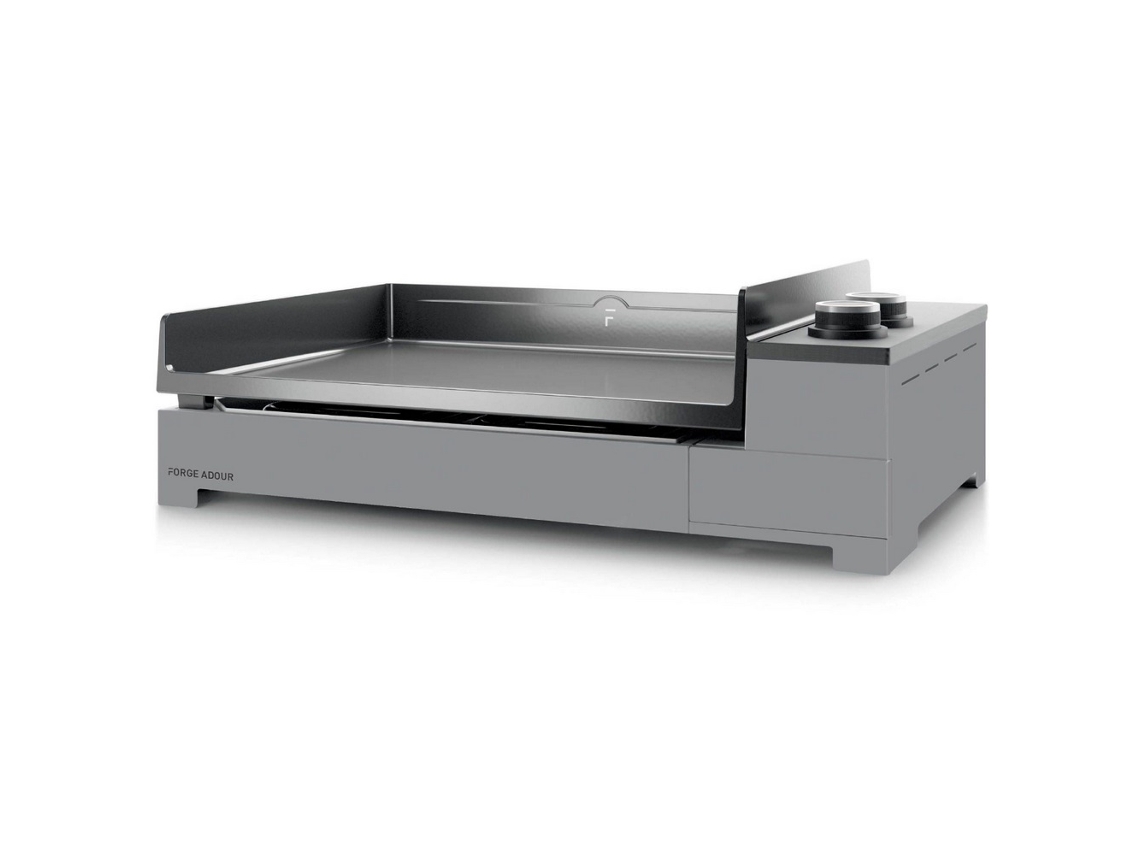 Plancha eléctrica 3200w placa de hierro fundido esmaltado 58,5x40,5cm PREMIUME60ANG - FORGE ADOUR
