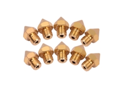 10 Boquillas Extrusoras De Cobre De 0,4 Mm Para Impresora 3d Cr-10s Pro (filamento De 1,75 Mm)