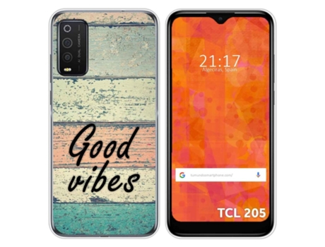Carcasa TCL 205 TUMUNDOSMARTPHONE Dibujos Multicolor