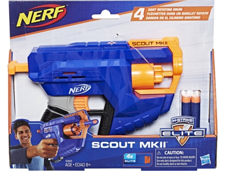 Lanzador NERF N-Strike Elite Scout MKII (Edad Mínima: 8 años)