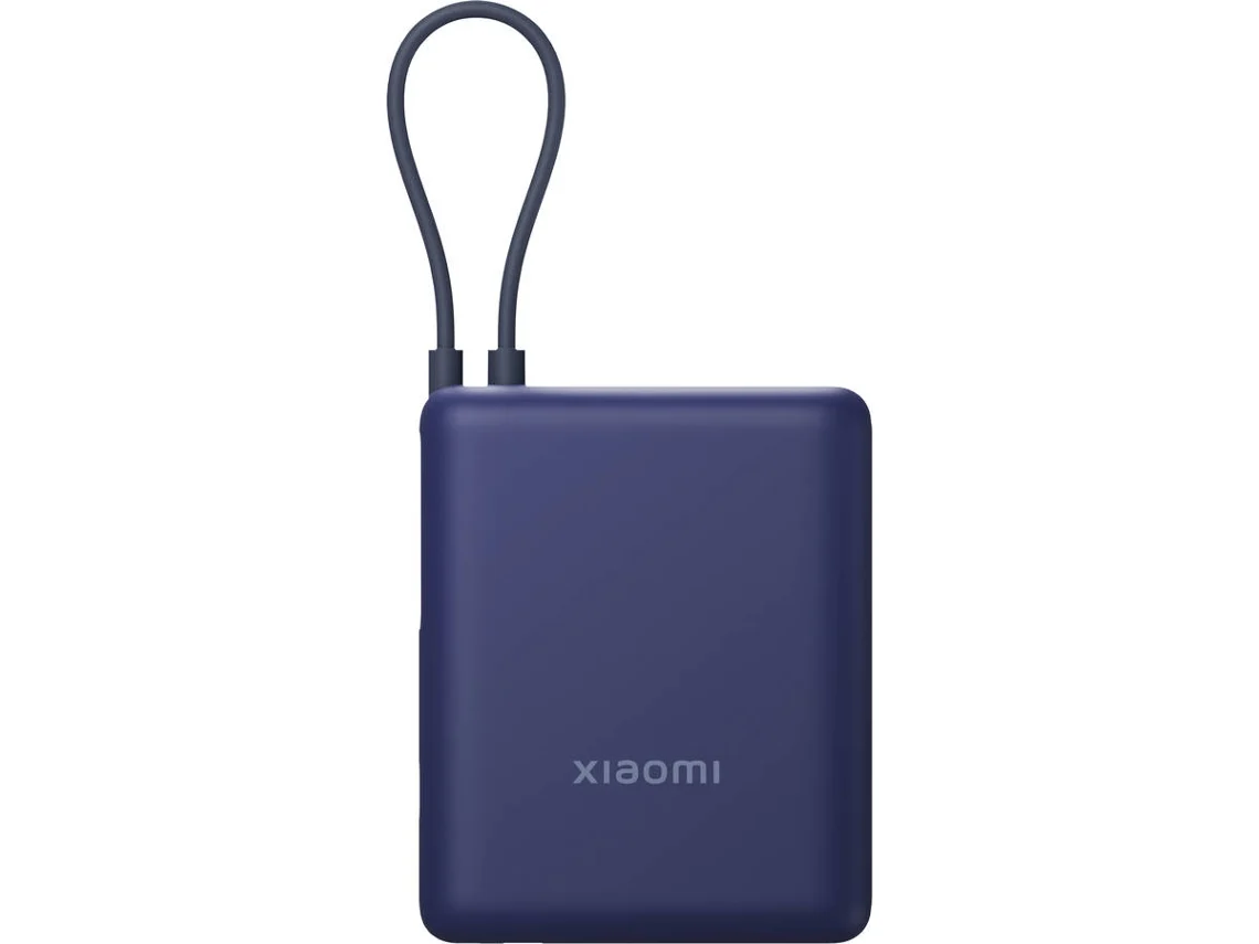 Powerbank XIAOMI con cable integrado 33 W (10 000 mAh - USB-C - Azul)